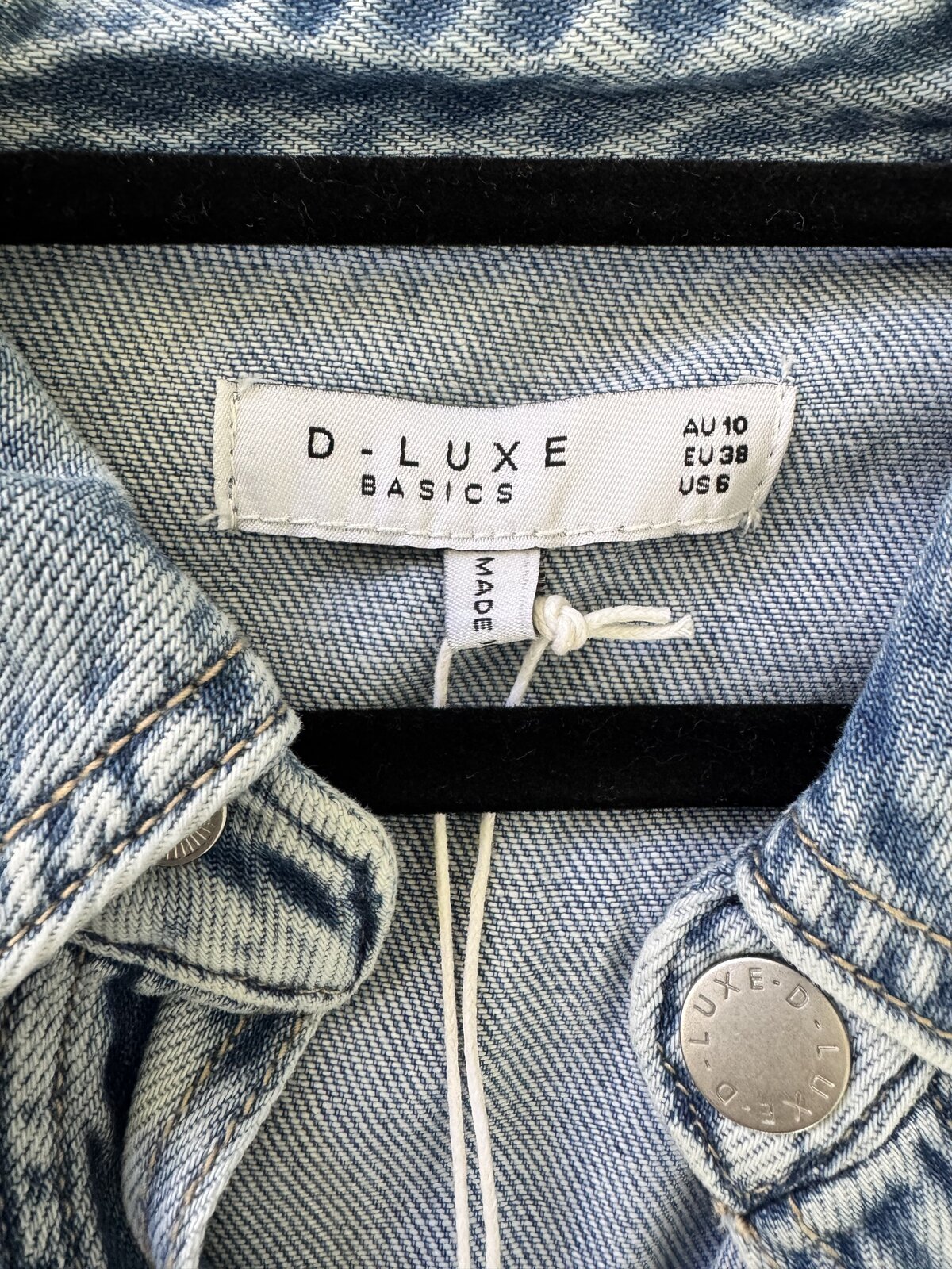 D Luxe Denim Romper