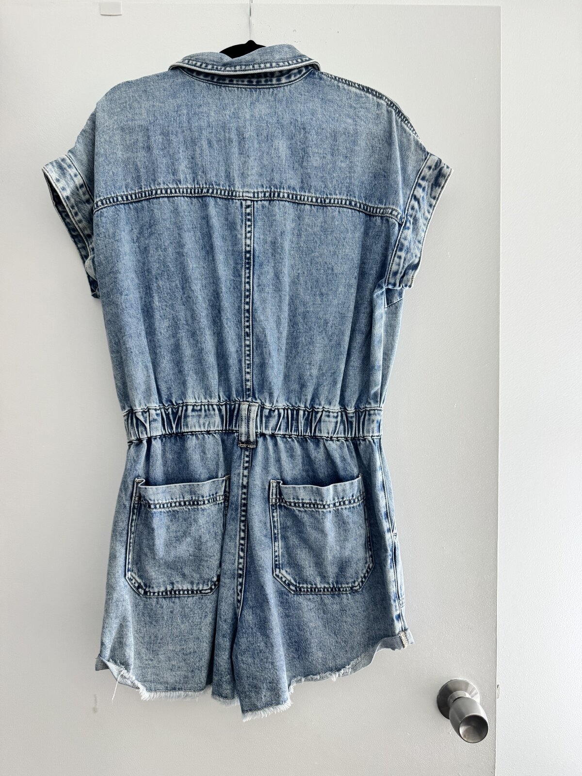 D Luxe Denim Romper