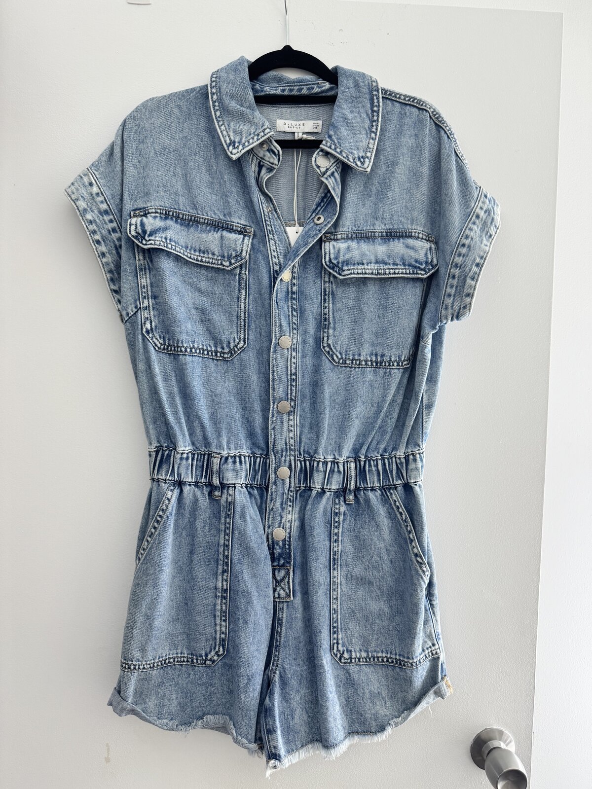 D Luxe Denim Romper