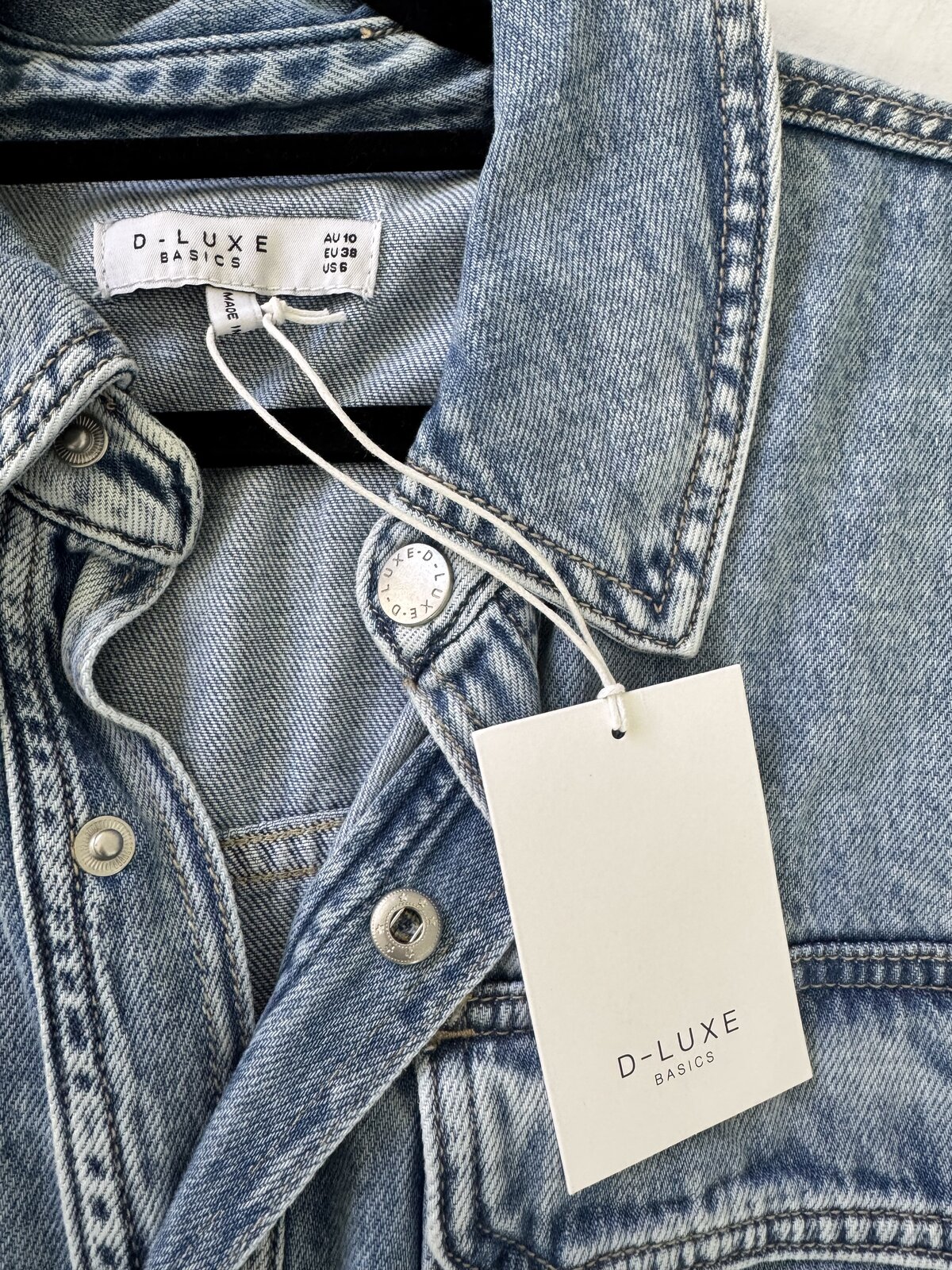 D Luxe Denim Romper