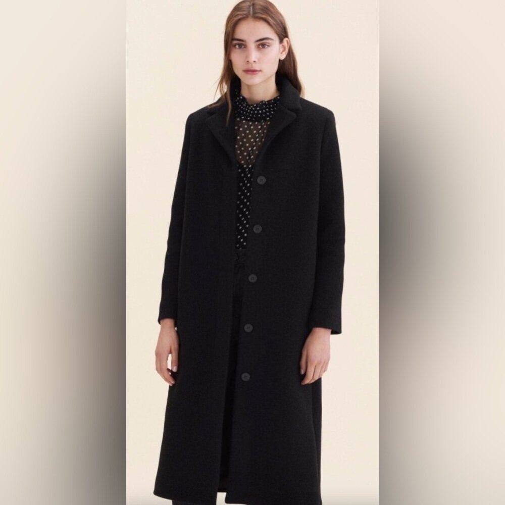 'Greaty' Long Wool Coat