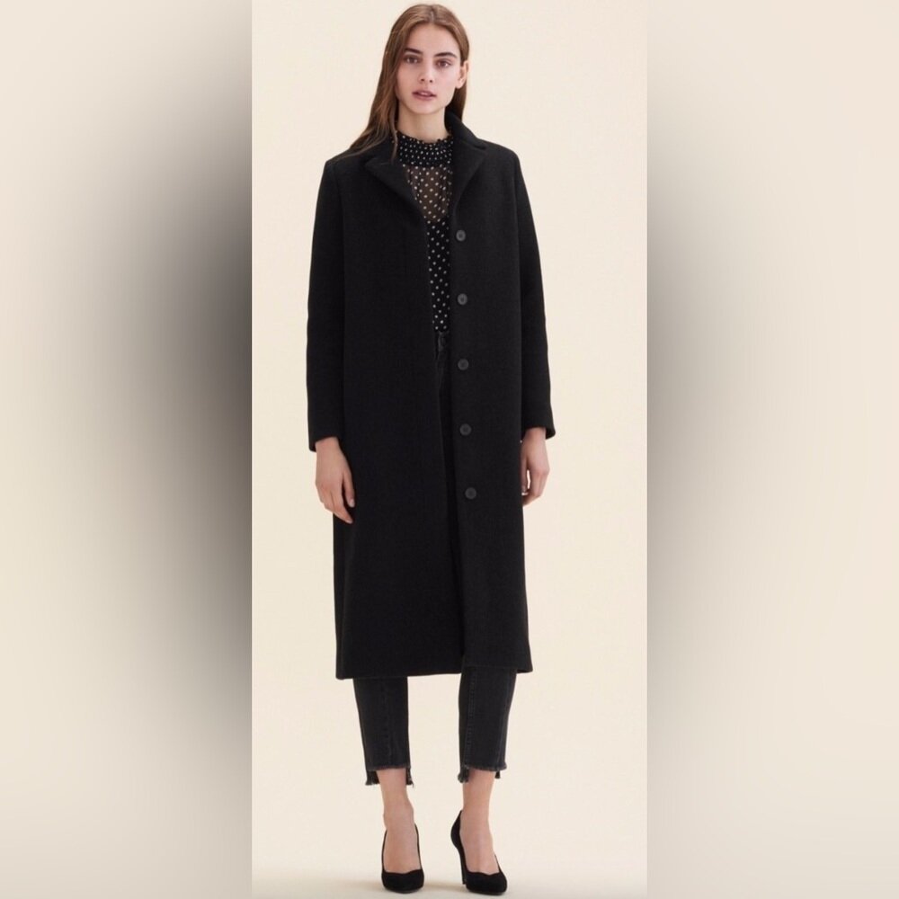 'Greaty' Long Wool Coat