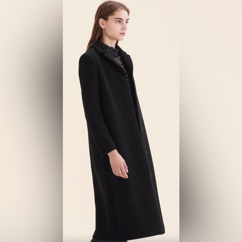 'Greaty' Long Wool Coat