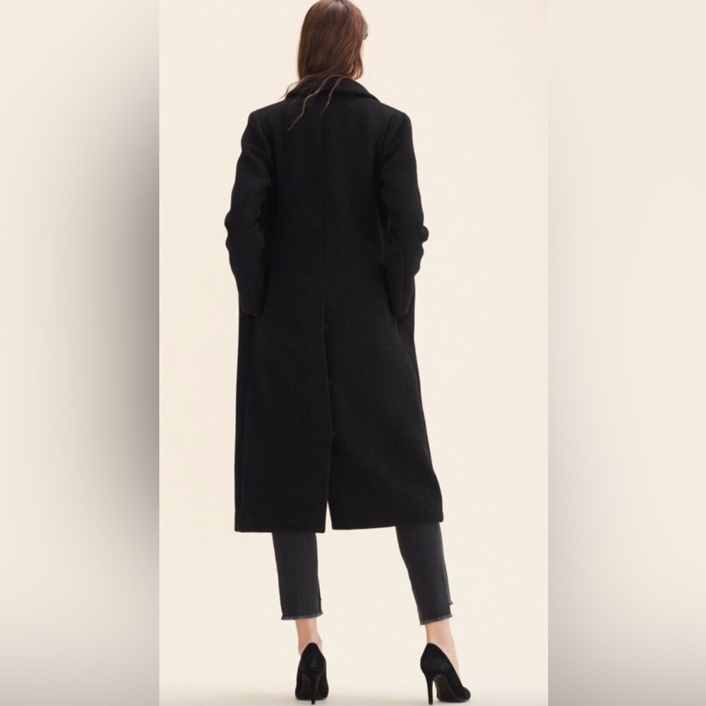 'Greaty' Long Wool Coat
