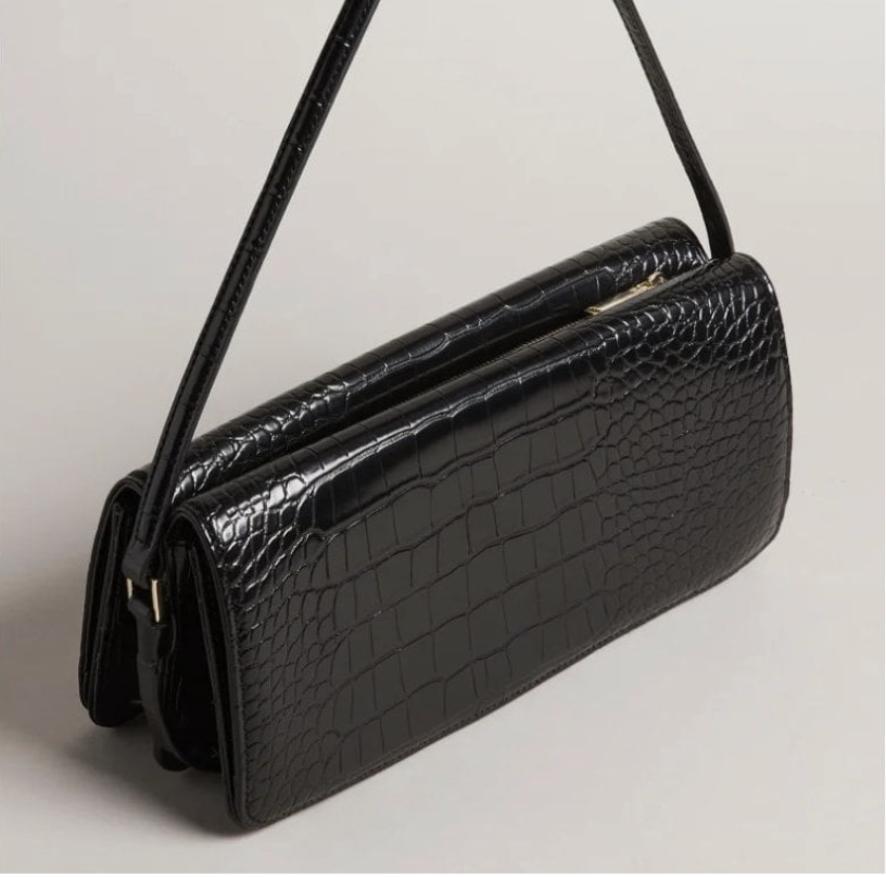 Elica Imitation Croc Shoulder Bag