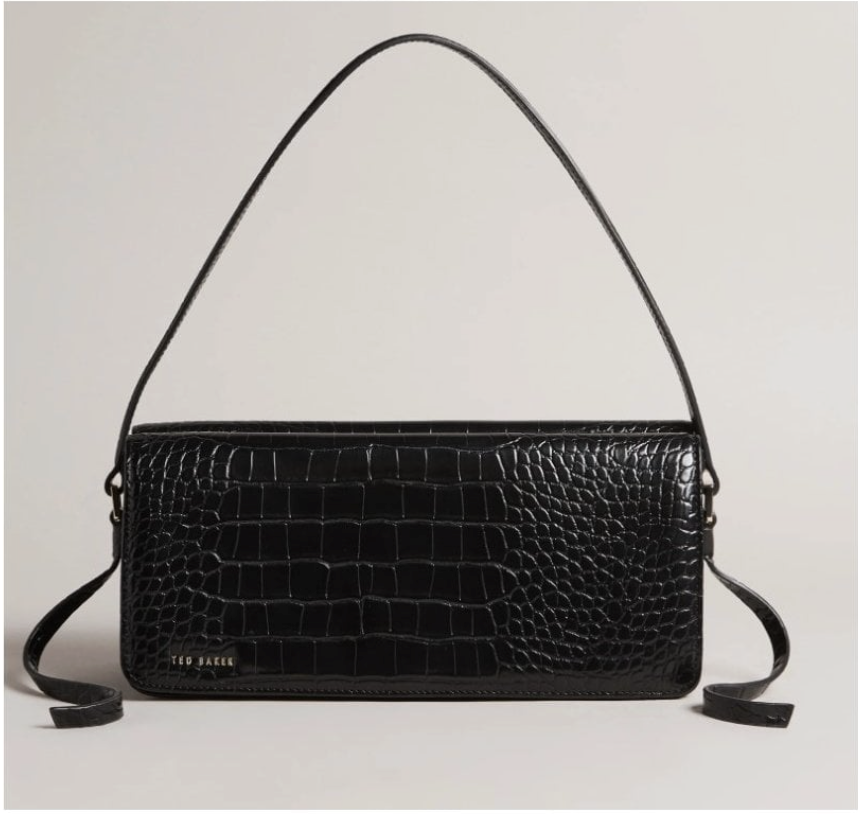 Elica Imitation Croc Shoulder Bag