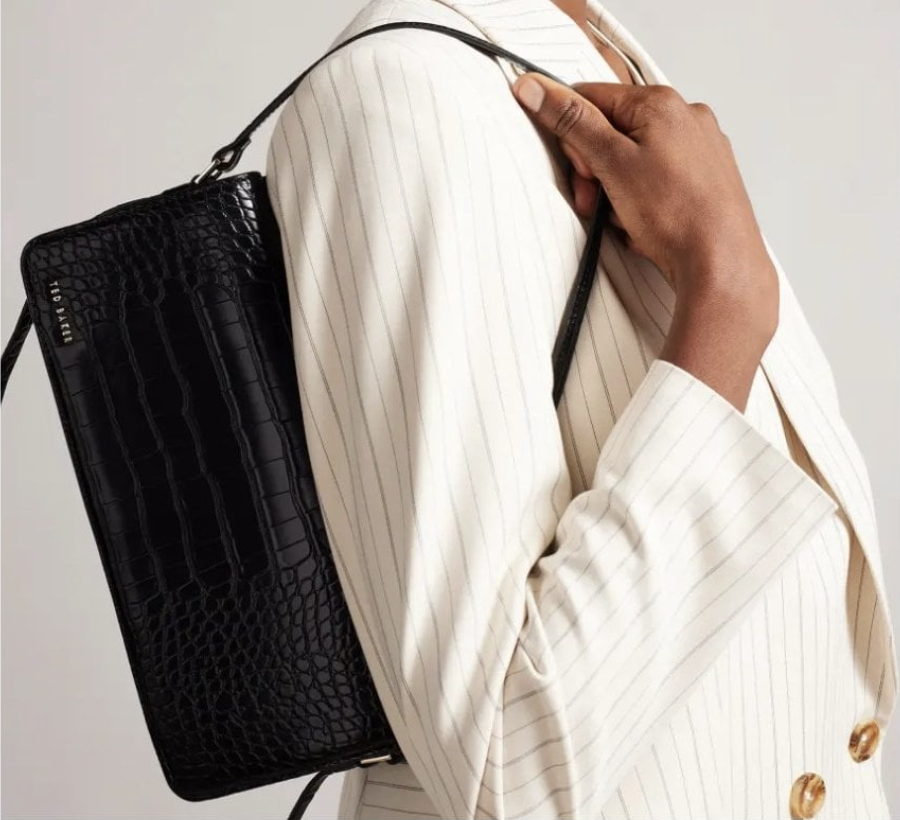 Elica Imitation Croc Shoulder Bag