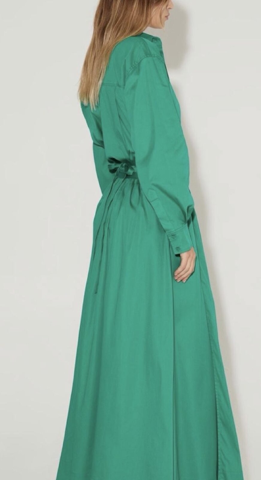 Miriam Maxi Wrap Skirt | Jade Green | XS | BNWT