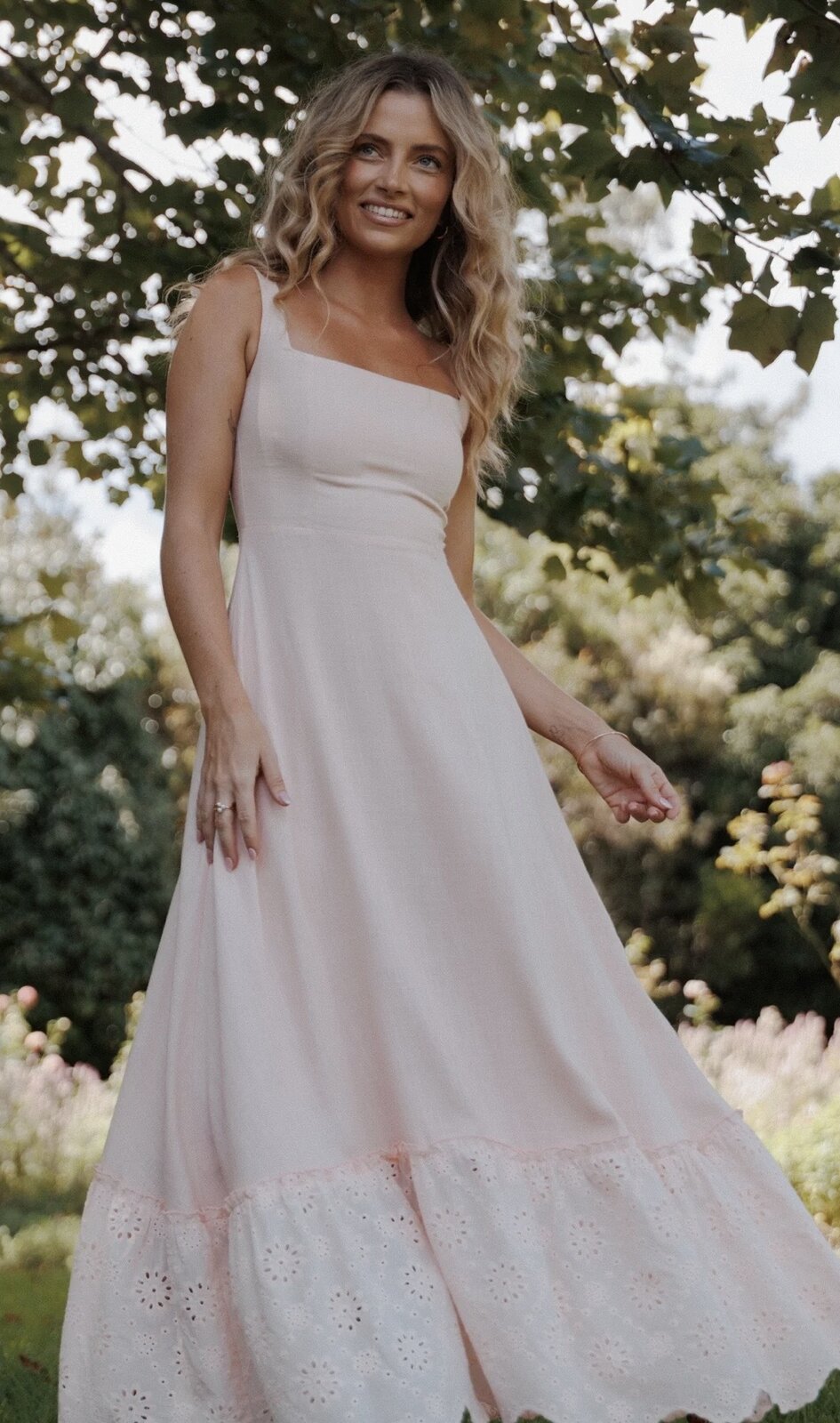 Jenner Maxi Dress | Petal Pink | Size M | BNWT