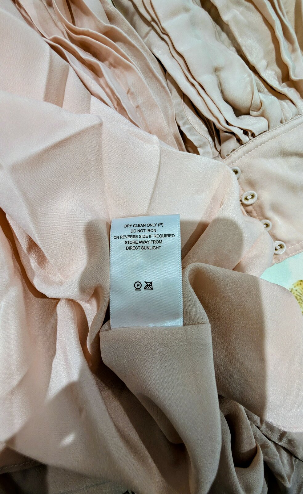 - Catalyst Pleated Pale Pink Dress Sz 10