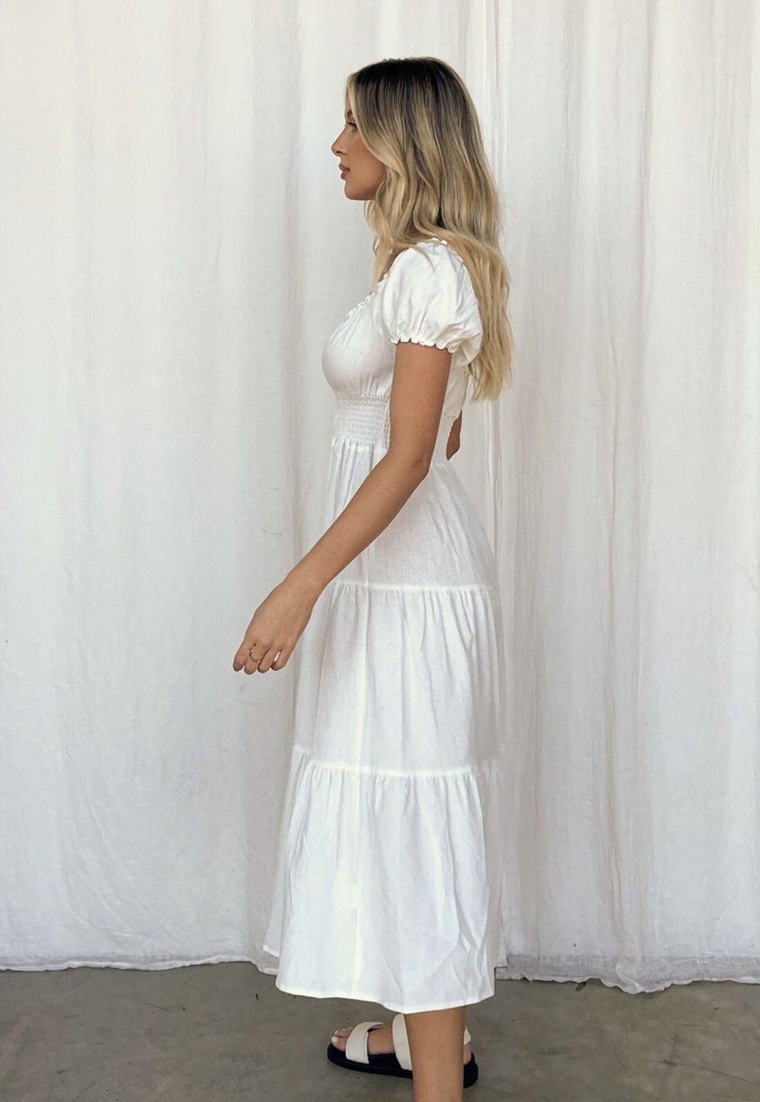 Pinot Grigio Midi Dress – Size 8 | (BNWT)