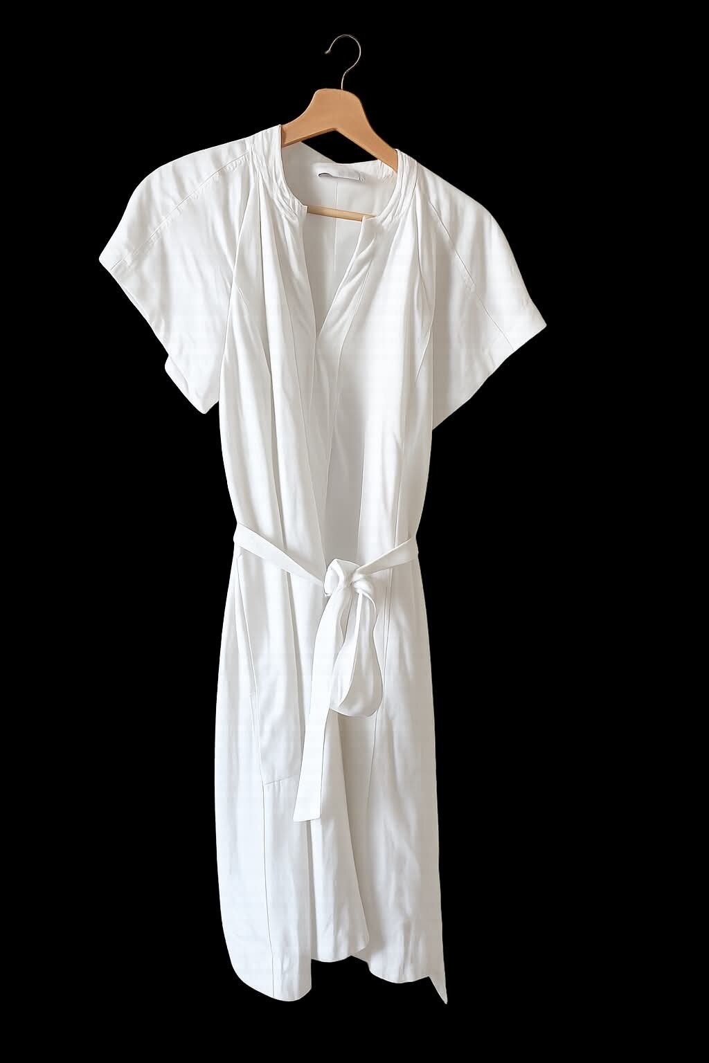 French Linen Raglan Sleeve Dress