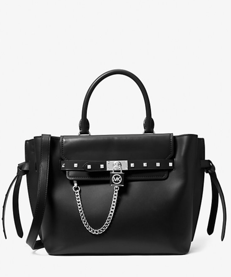 Hamilton Legacy Small Studded Leather Belted Satchel