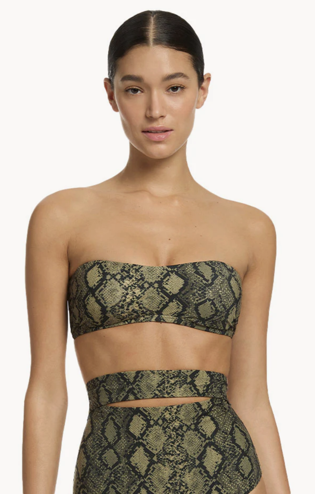 Python Minimal Bandeau Bikini Top