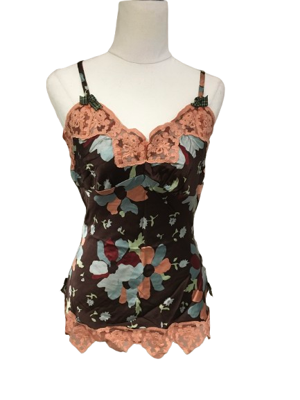 Drunk All The Time Story Camisole Top Size 8