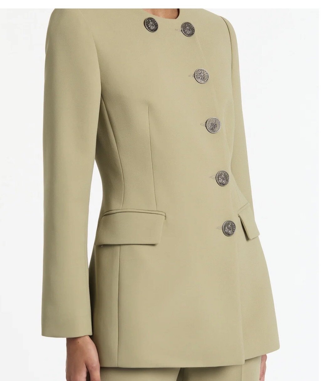 BNWT Kelp Moneta jacket size 14. Carla Zampatti 
