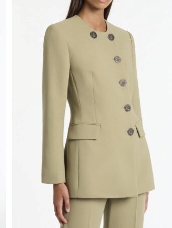 BNWT Kelp Moneta jacket size 14. Carla Zampatti 