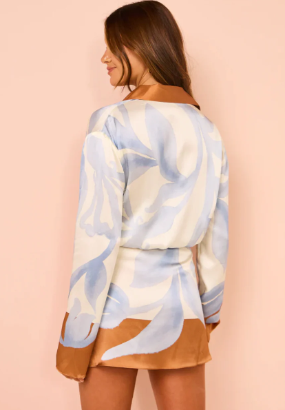 silk shirtdress 0/AU8/US4