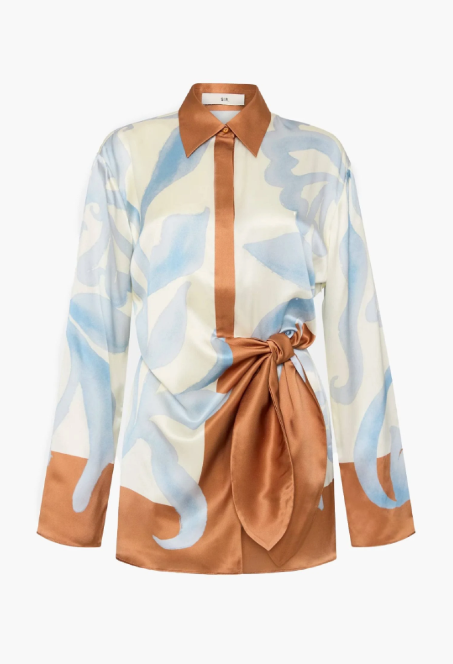silk shirtdress 0/AU8/US4