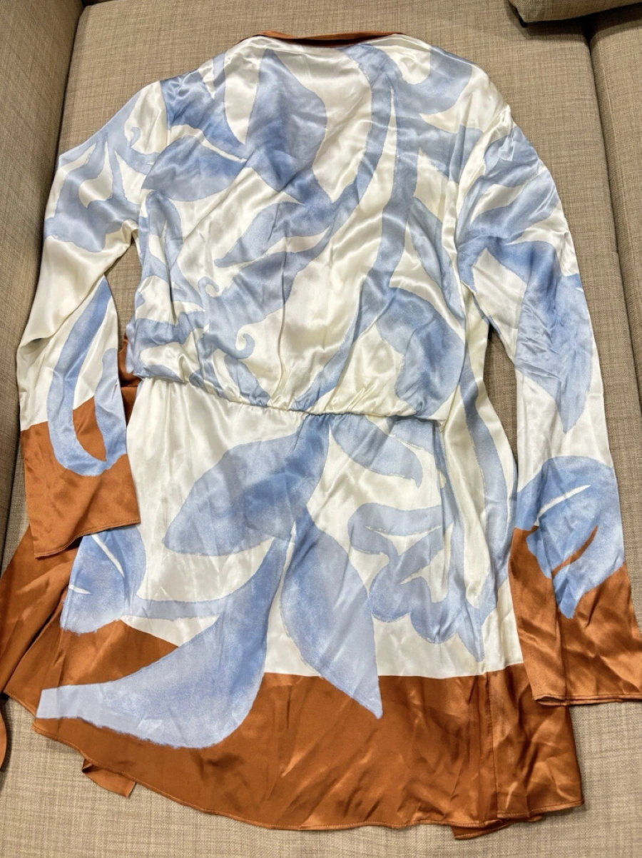 silk shirtdress 0/AU8/US4