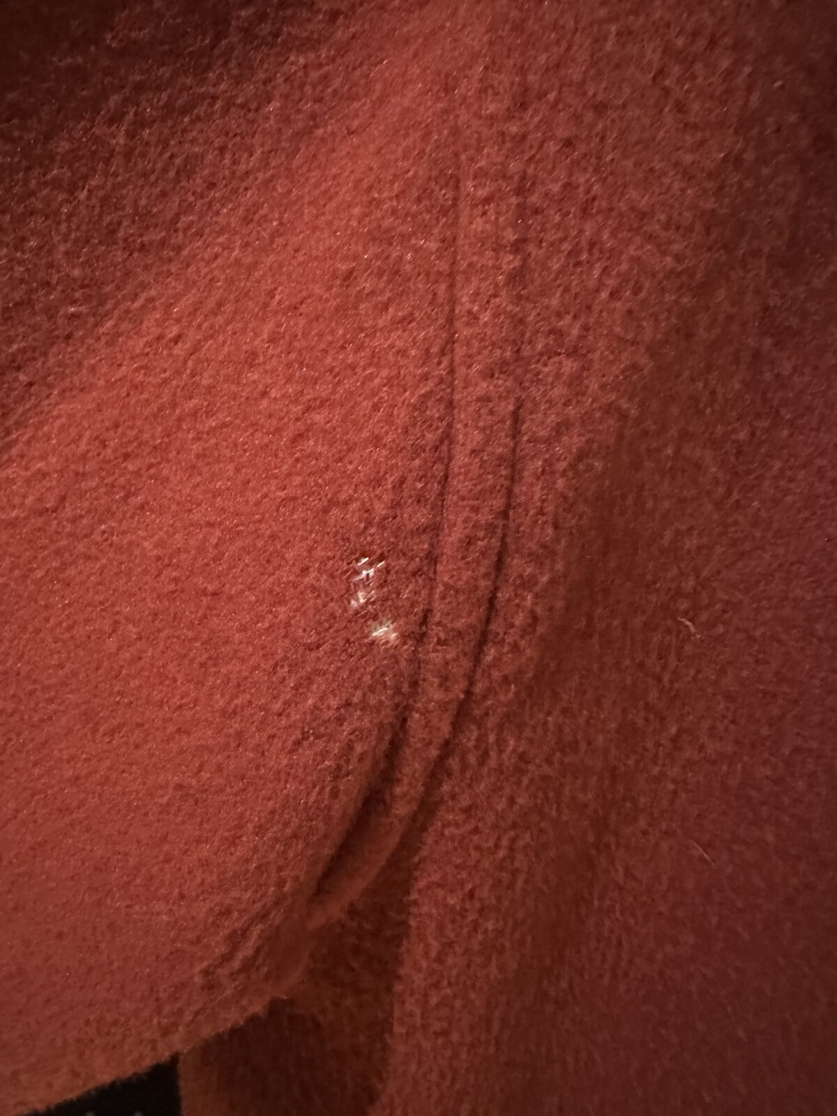 Soft, warm, synthetic/ wool, oversized coat size 16