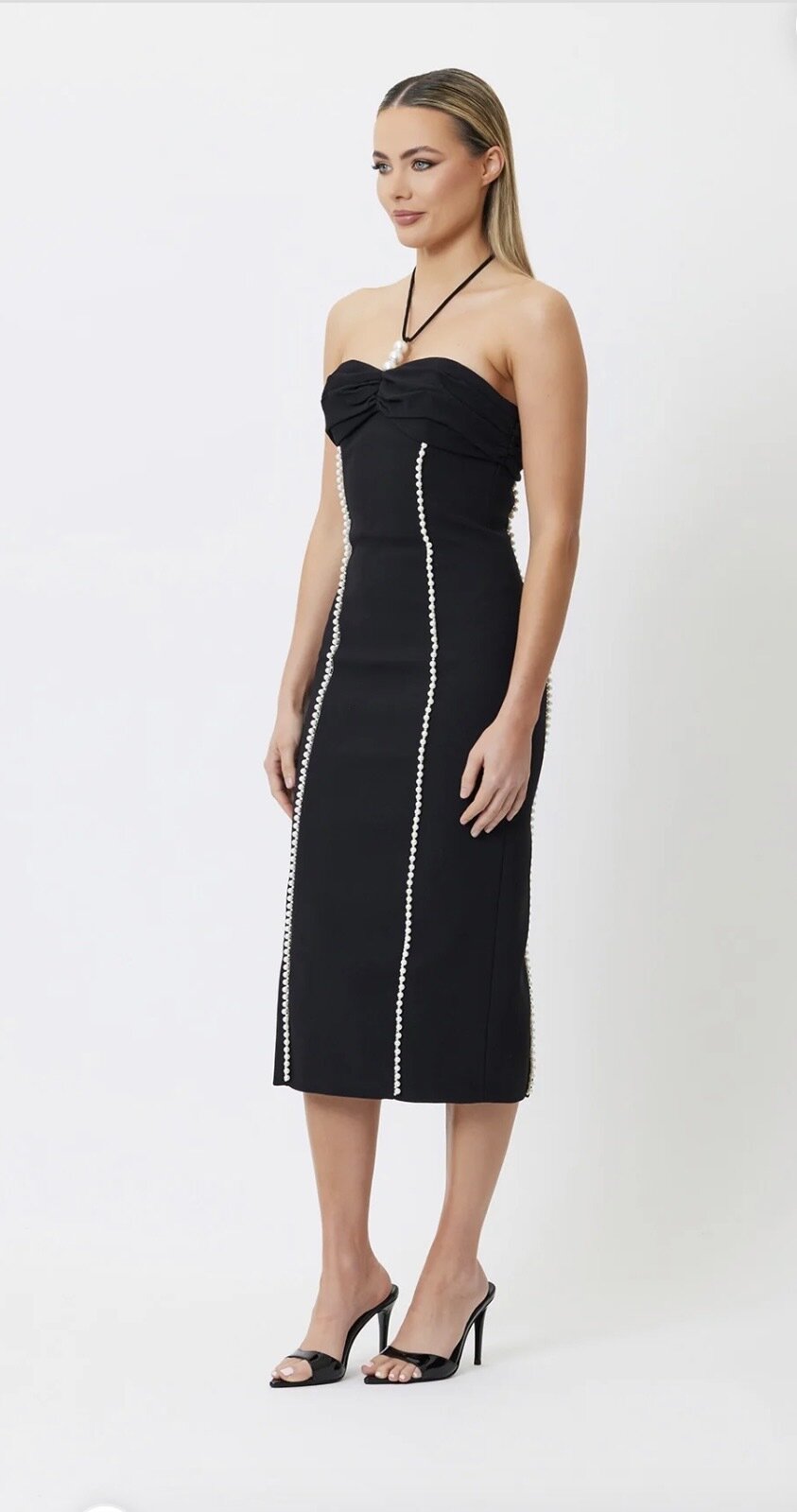 black Lyla midi dress size 14