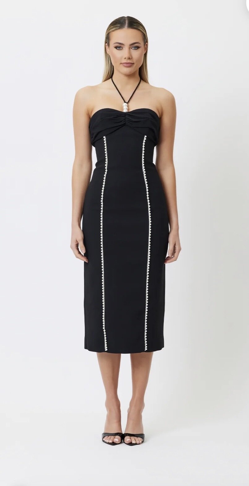 black Lyla midi dress size 14
