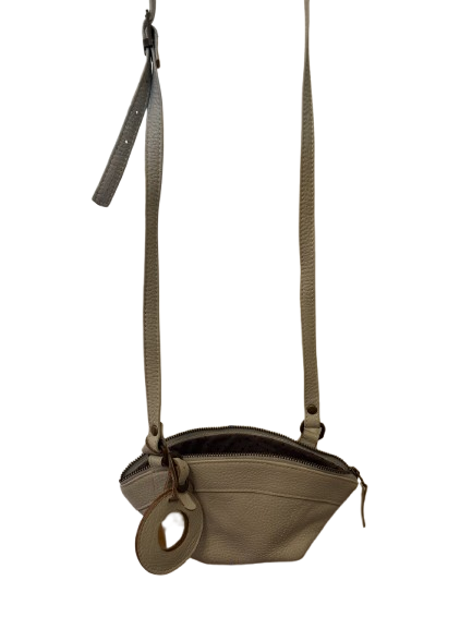 pale grey mini cross body bag