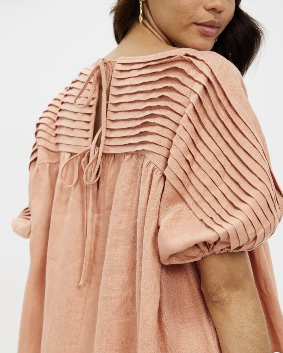 Pleated Mini Dress | Size 8 | Like New