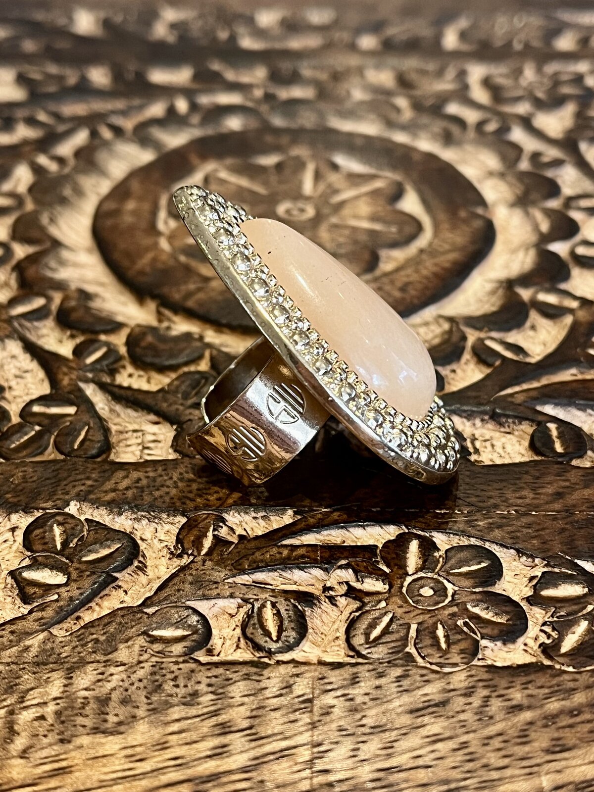  NUDE BOHEMIAN BARDOT RING IN GOLD - BNWOT 