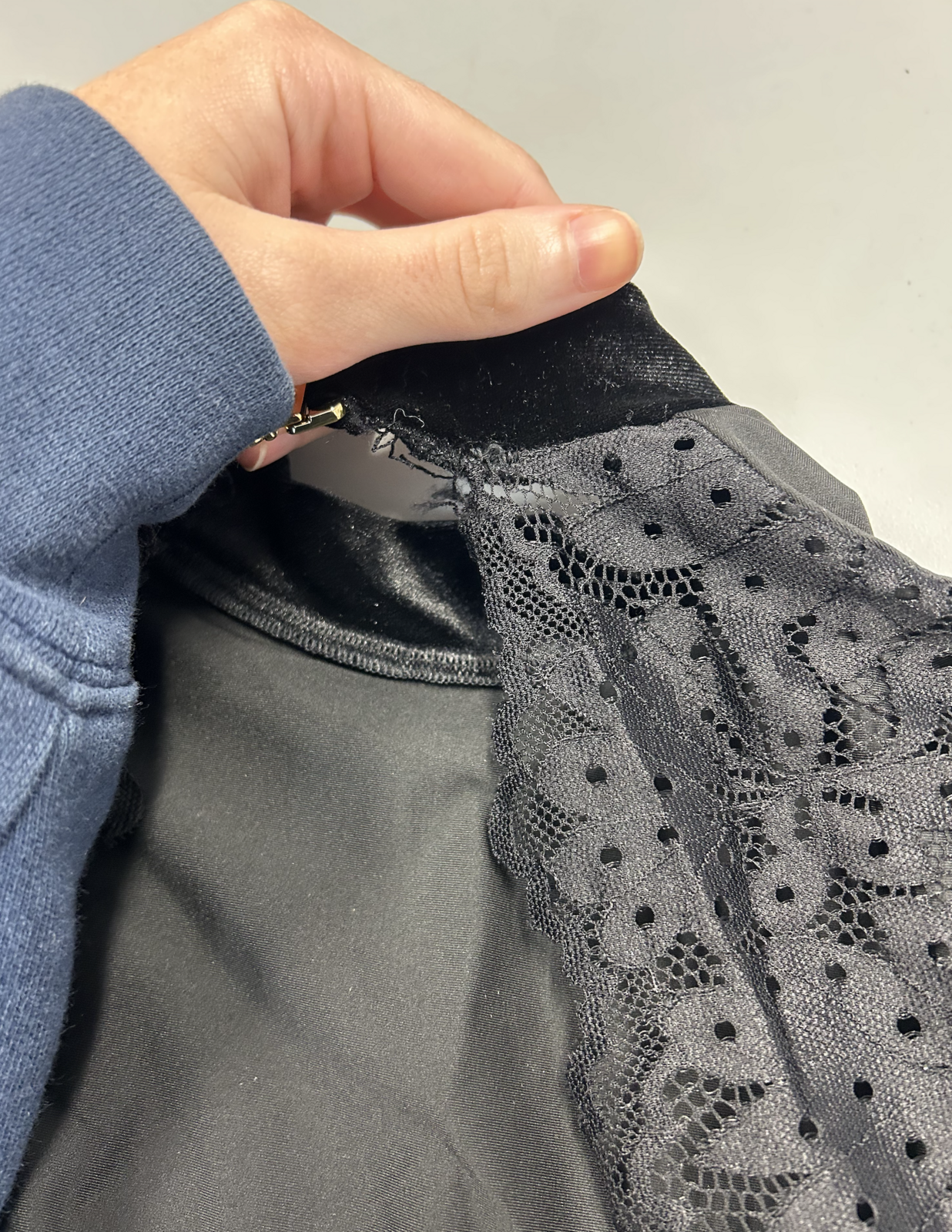 TATIANA CAP SLEEVE LEOTARD - OBSIDIAN LACE 