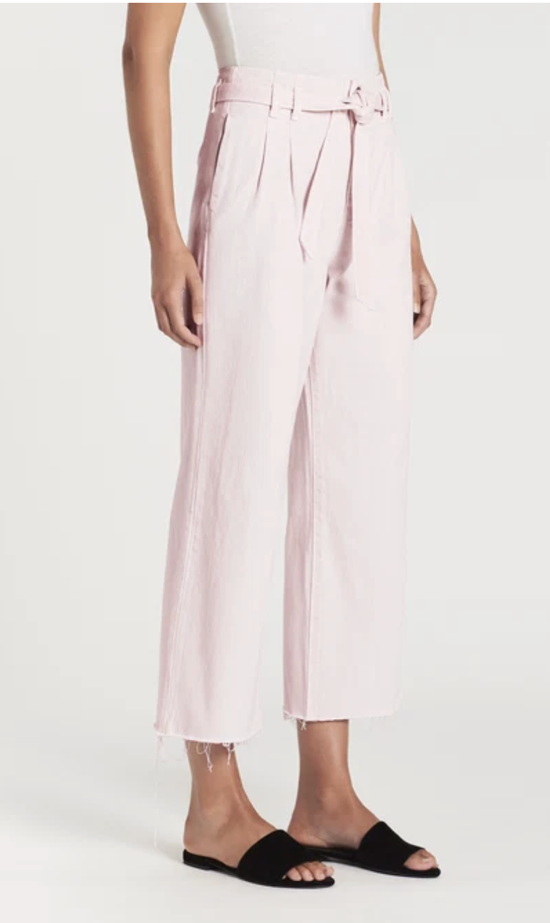 High Rise Tie Waist Pant