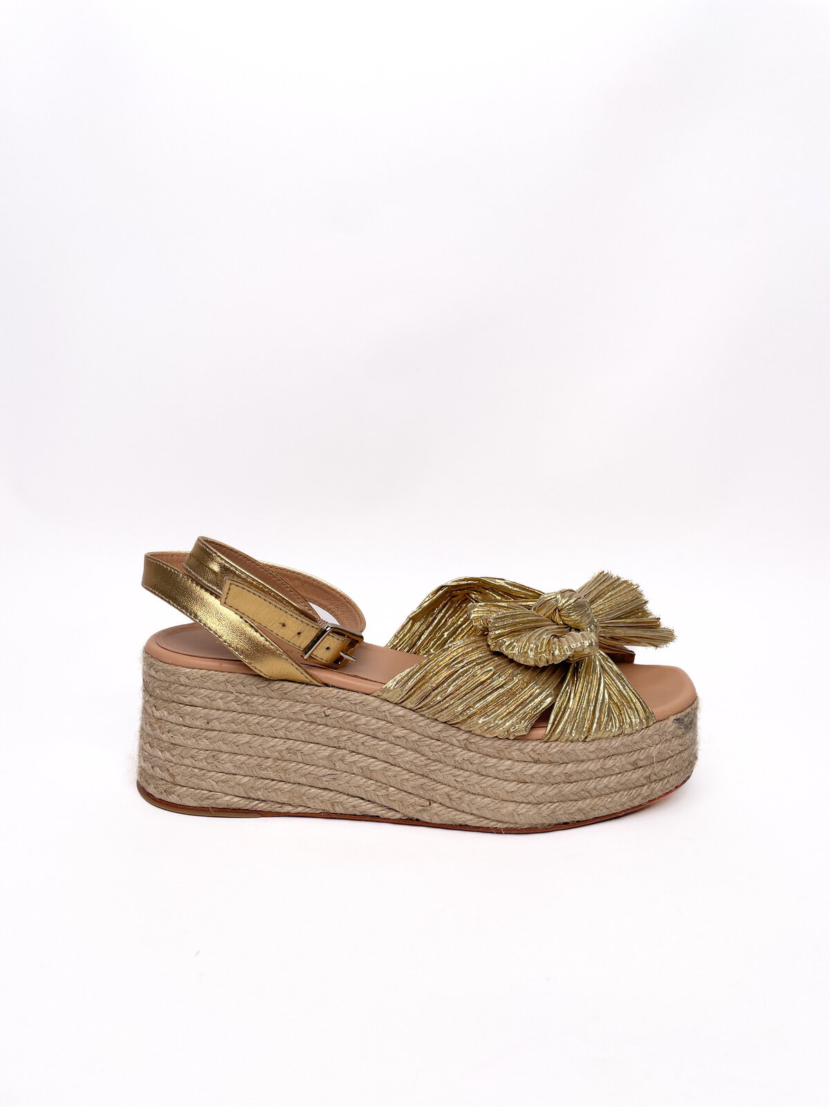 Gold Platform Wedges