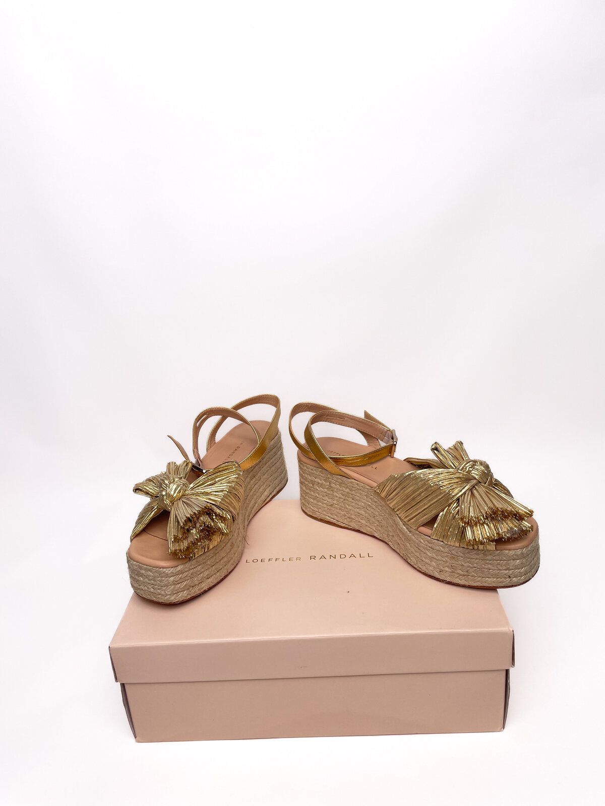 Gold Platform Wedges