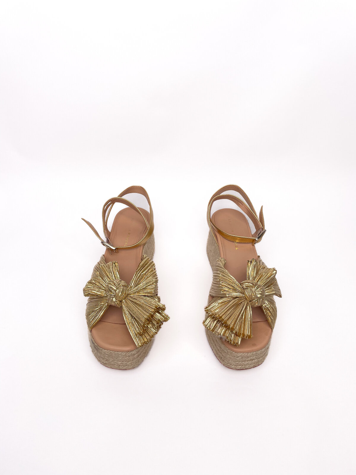 Gold Platform Wedges