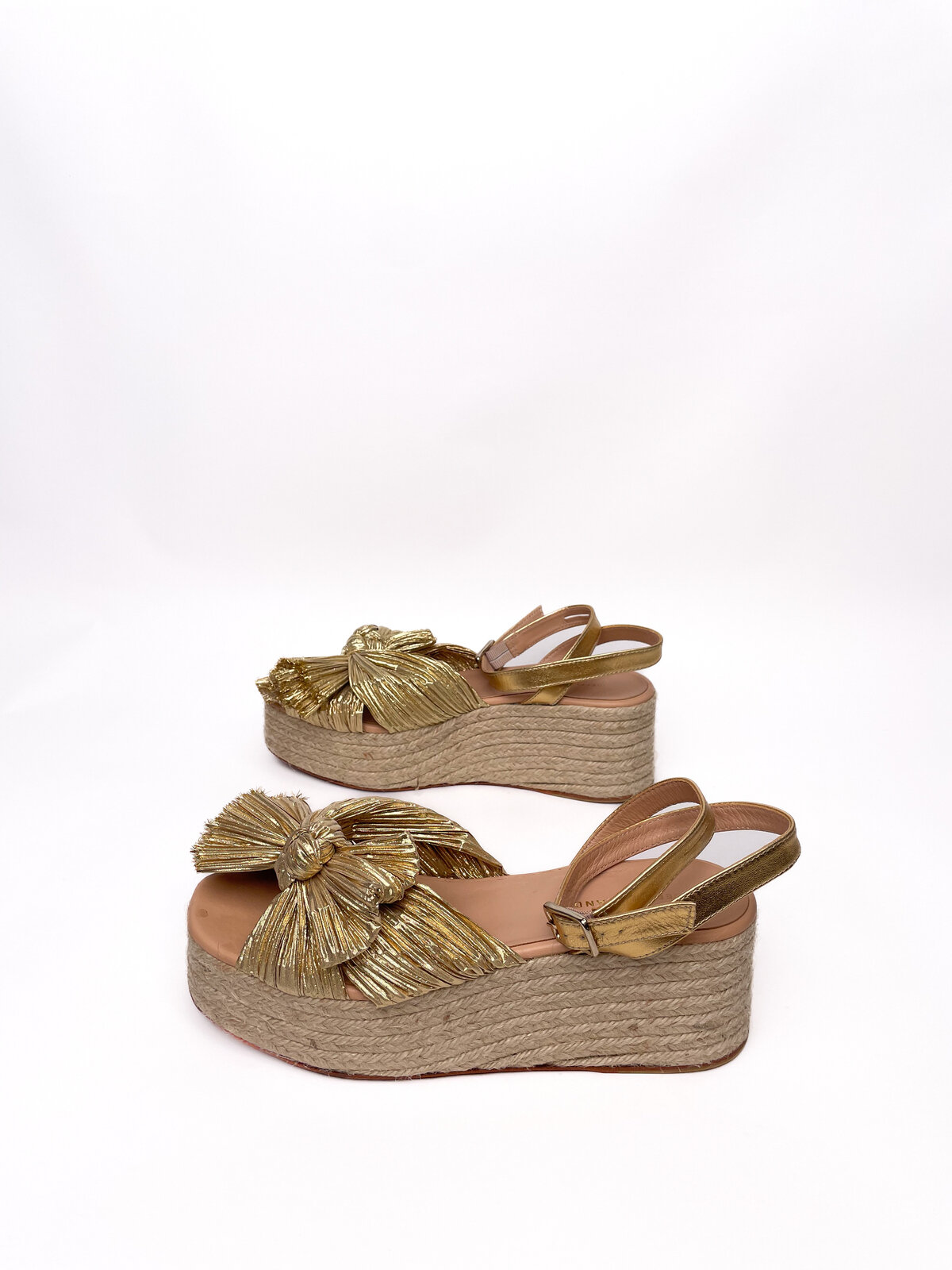 Gold Platform Wedges