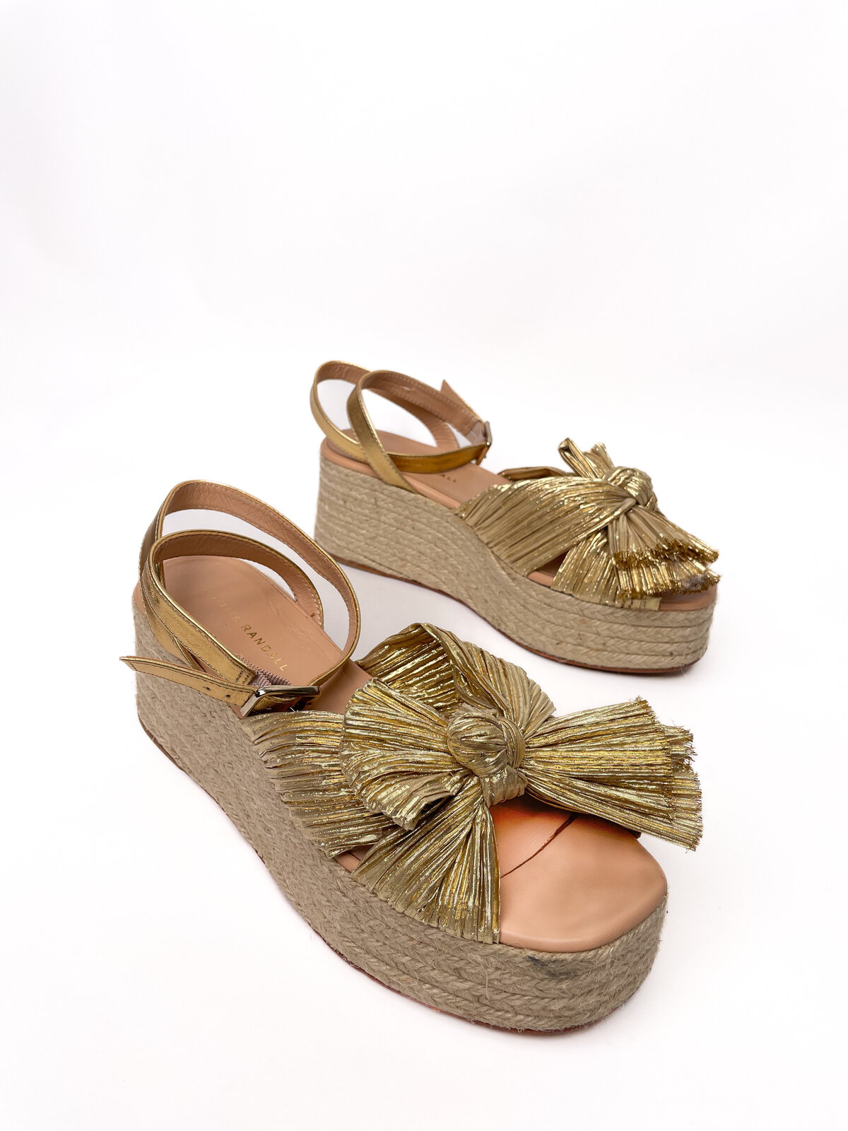Gold Platform Wedges