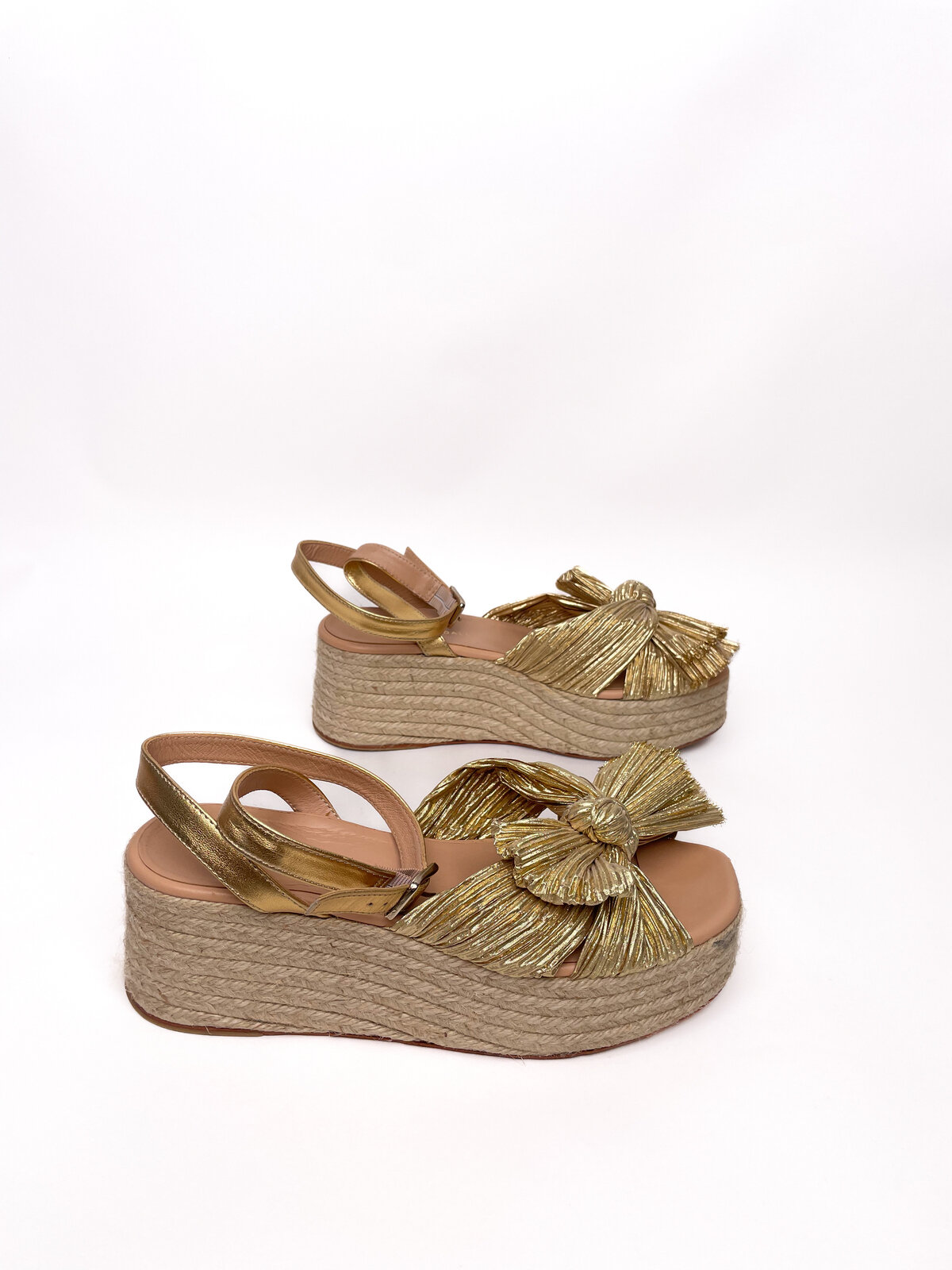 Gold Platform Wedges