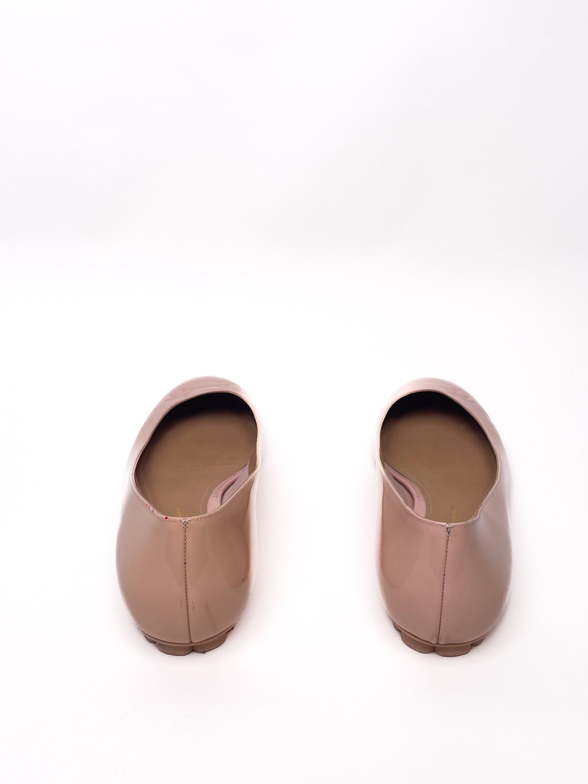 Patent Nude Pink Ballet Flats