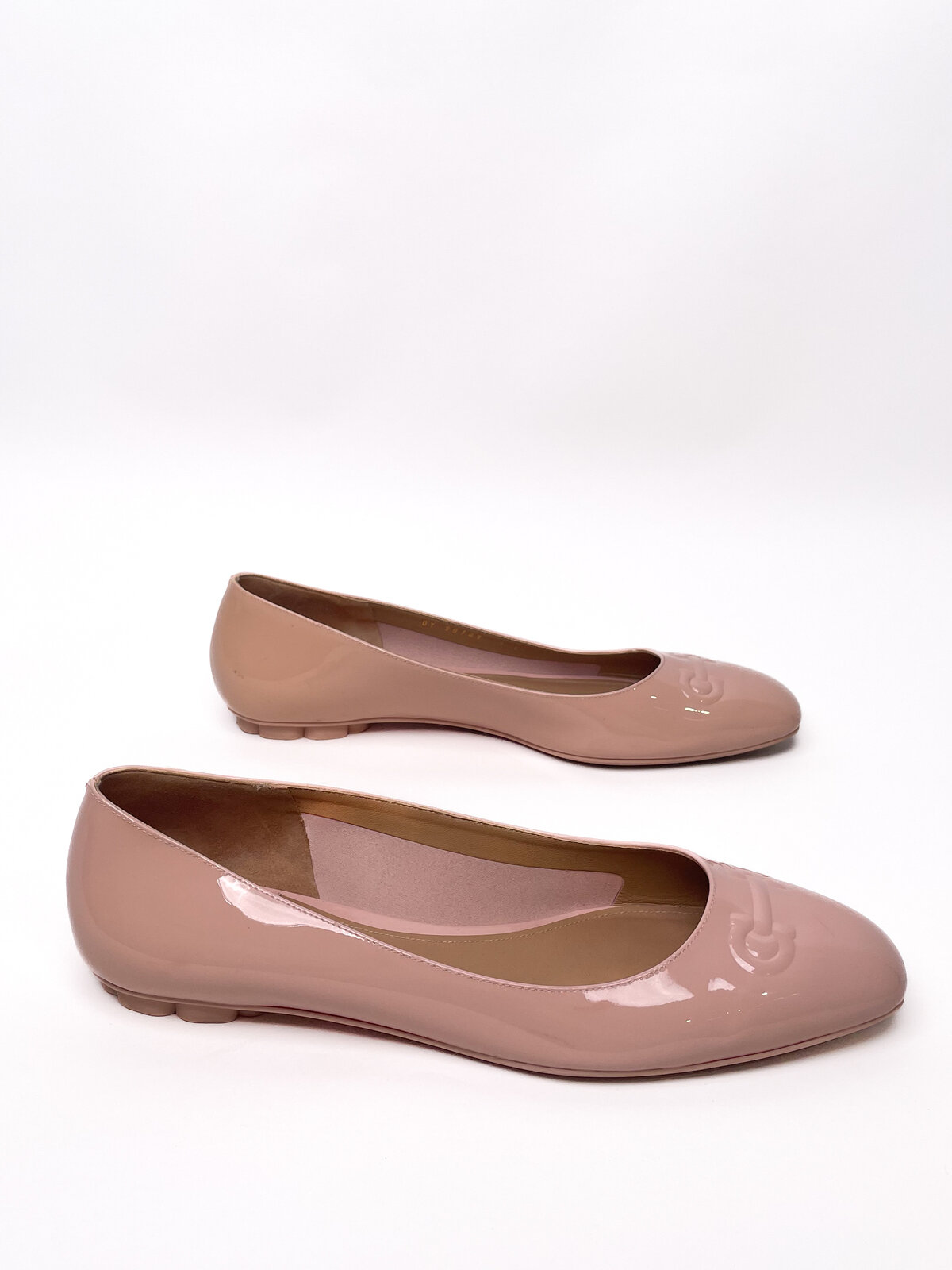 Patent Nude Pink Ballet Flats
