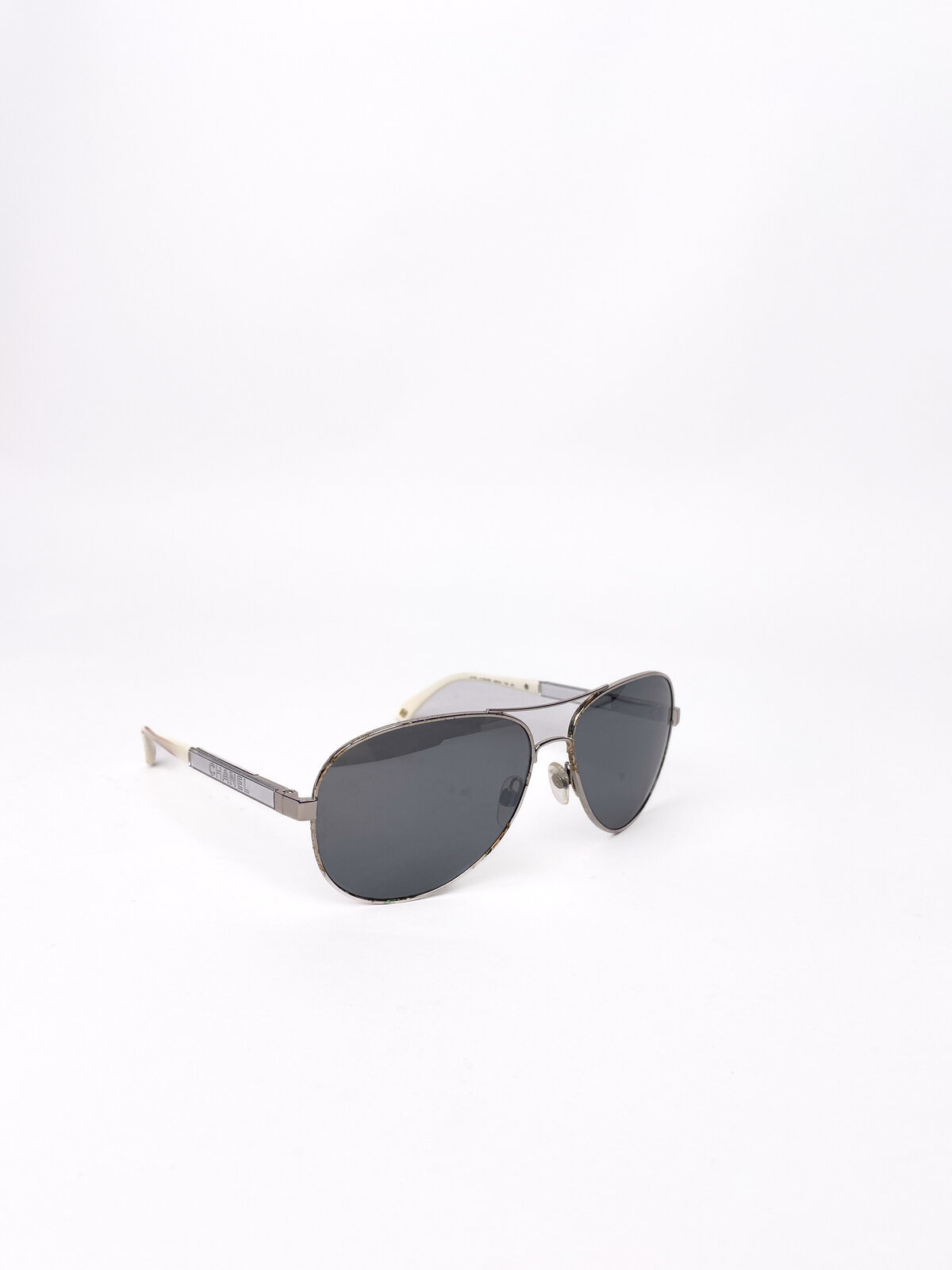 Silver Aviator Sunglasses