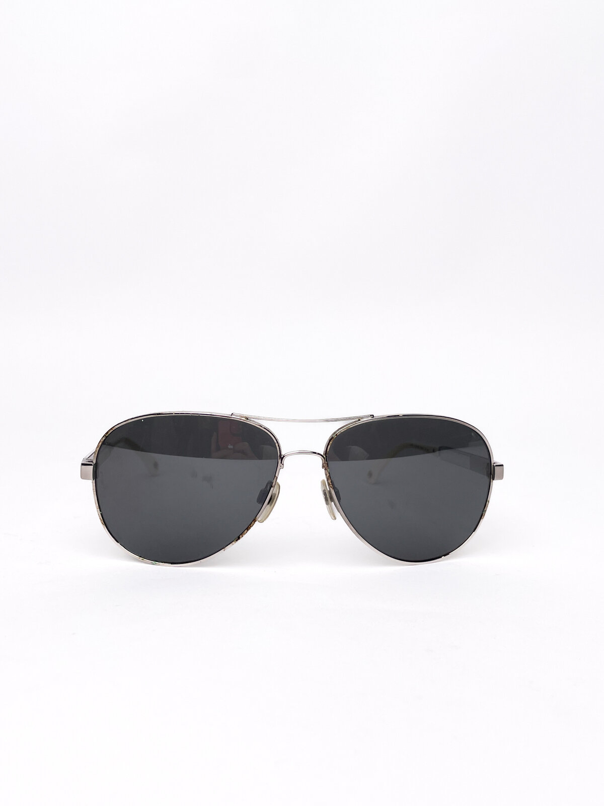 Silver Aviator Sunglasses