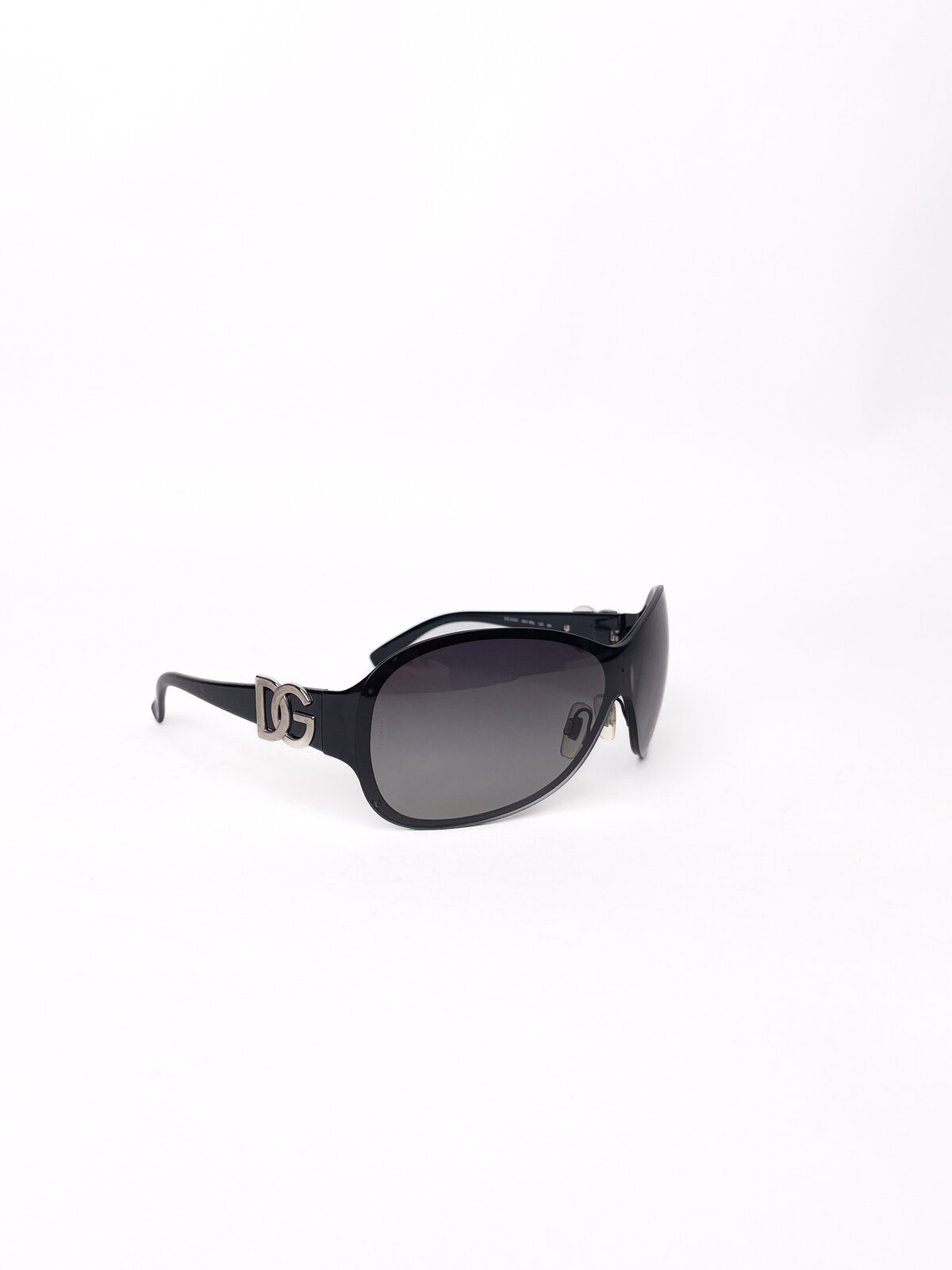 Black Sunglasses w/ Silver Hardware