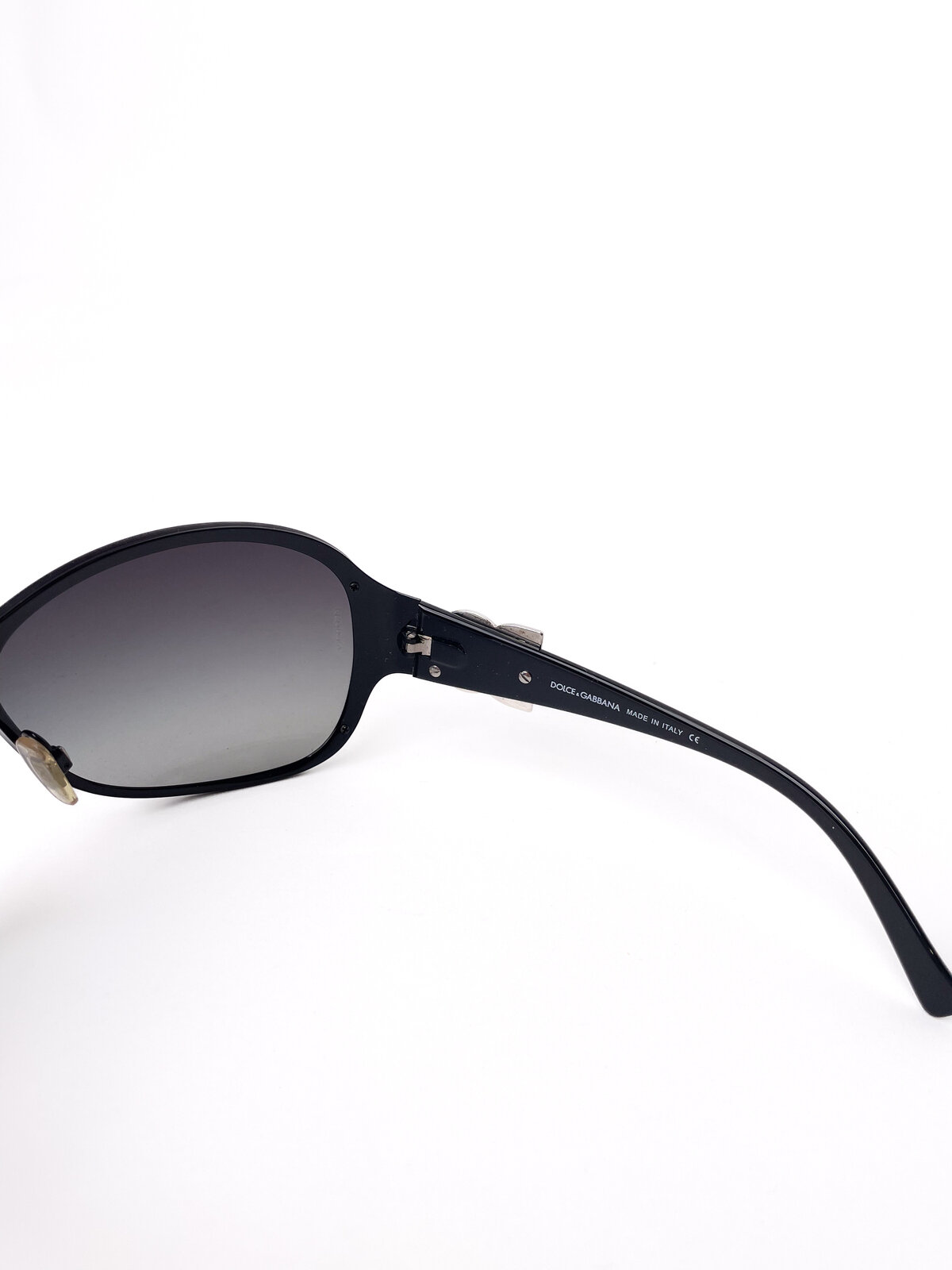Black Sunglasses w/ Silver Hardware