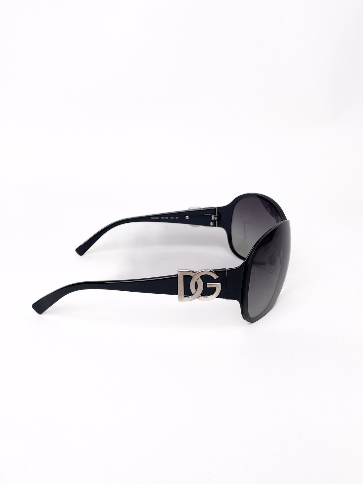 Black Sunglasses w/ Silver Hardware