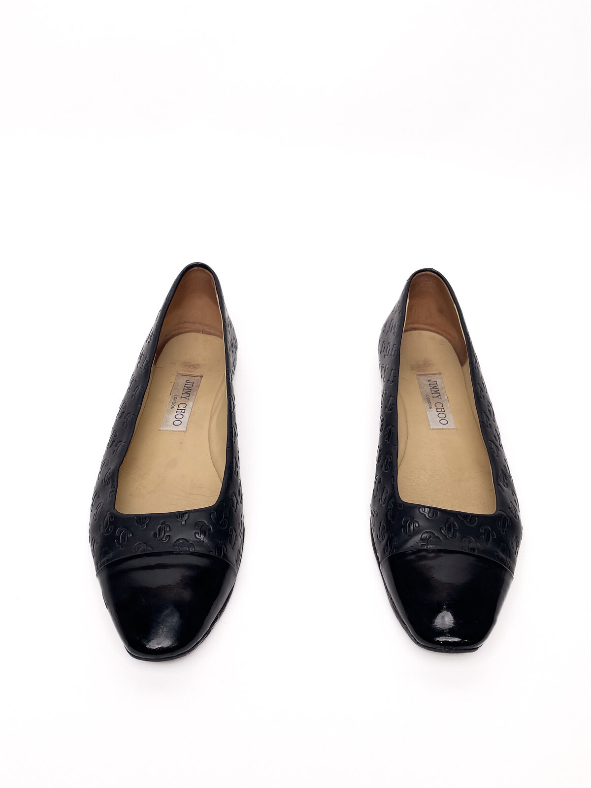 Black Patent / Leather Flats