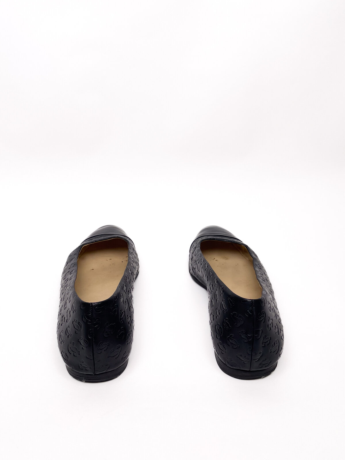 Black Patent / Leather Flats