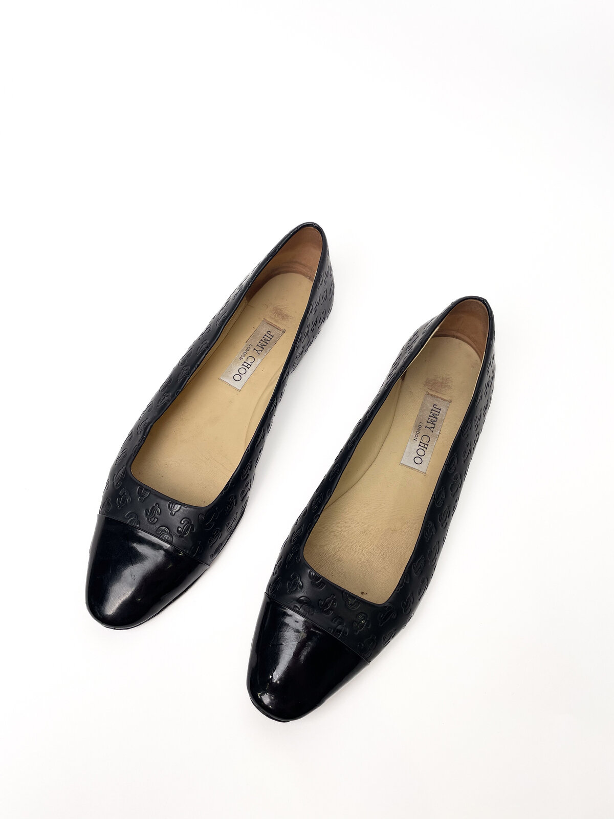 Black Patent / Leather Flats