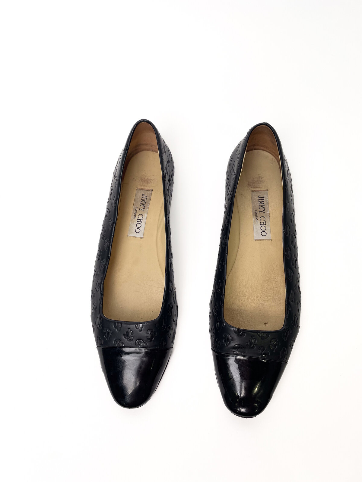 Black Patent / Leather Flats