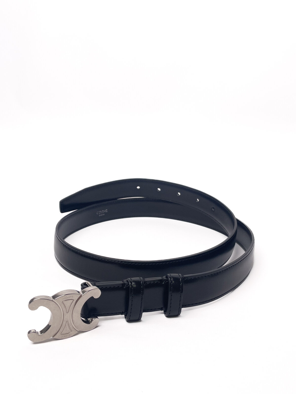 Black and Silver Belt